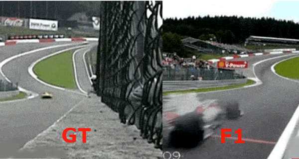 GT VS F1 Speed Comparison 11