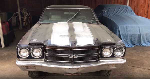 Holly Grail 1970 Chevelle LS6 SS454 BARN FIND in Dallas Texas 1