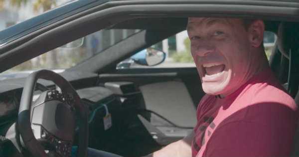 John Cena Goes Wild by a 2017 Ford GT Frankestein Roar 1
