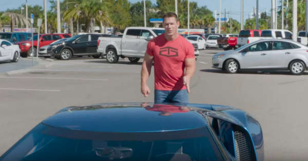 John Cena Goes Wild by a 2017 Ford GT Frankestein Roar 11