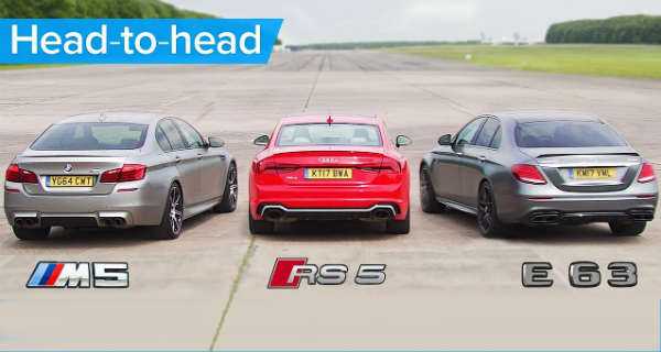 Mercedes AMG vs BMW M5 vs Audi RS 5 11