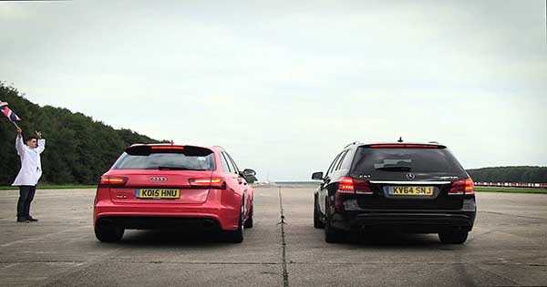 Mercedes Audi This RS6 vs E63 Drag Race 2