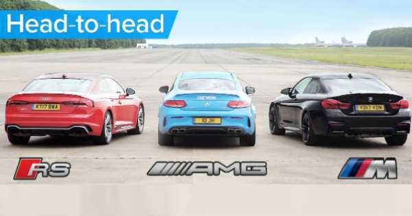 New Audi RS5 BMW M4 Mercedes AMG C63S 1