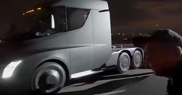 Check Out The New Tesla Semi Acceleration!