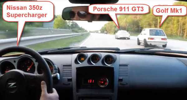 Supercar Race Interrupted by Very Fast Sleeper Car 1