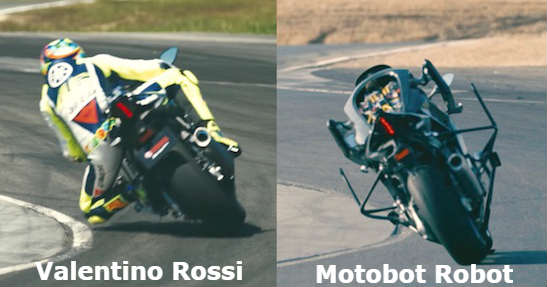 Valentino Rossi vs Motobot ROBOT Racing on the Track 1