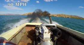 600HP Boosted Cummins Powered Boat Rolls Coal 1