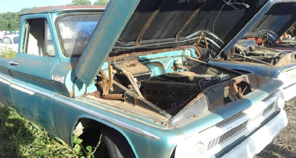 Brand New Classic Trucks With Only Few Miles Found In A Field 2