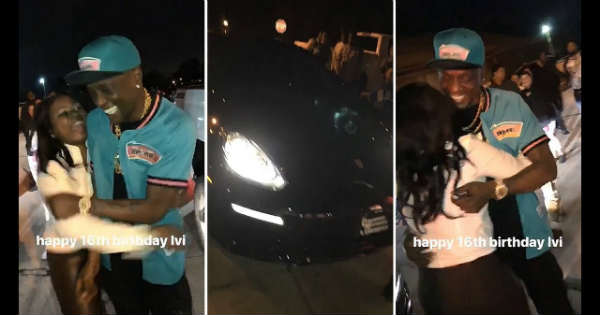 Famous Rapper Surprised His Daughter With Porsche Panamera!
