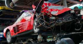 Inside The Lamborghini Ferrari Scrapyard in England 11