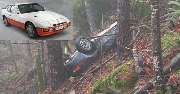 Stolen Porsche 924 Found After 26 Years in Oregon Woods 112