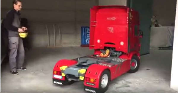 This Mini Scania Truck Looks Absolutely Amazing 1