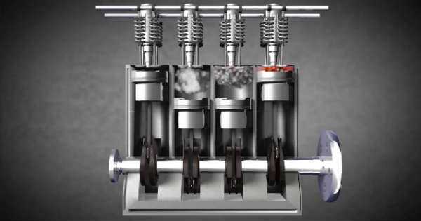 precise animation diesel engines