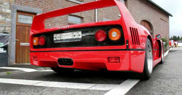 roaring sound ferrari f40