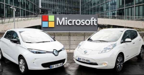 Renault-Nissan Microsoft starts to use Azure for connected cars 2