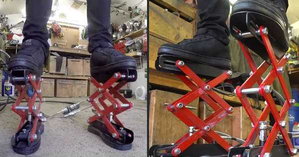 Custom Made Hydraulic Scissor Lift Shoes 1