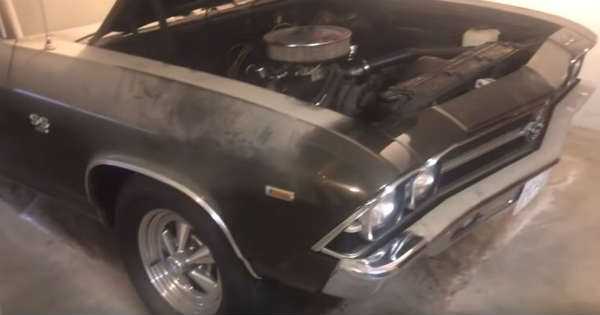 Very Rare 1969 Chevelle SS 396 Barn Find - 2200 Miles On The Clock 2