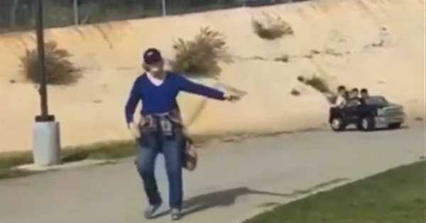 power wheels truck outburst