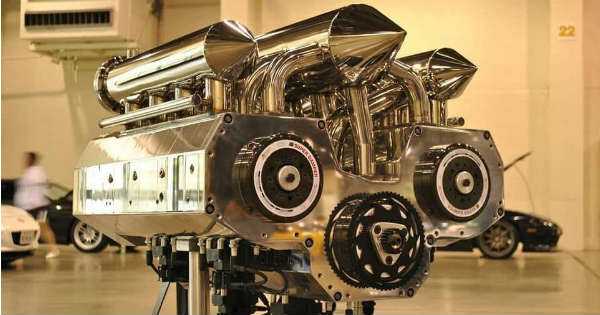 12 Rotor Engine Run 3